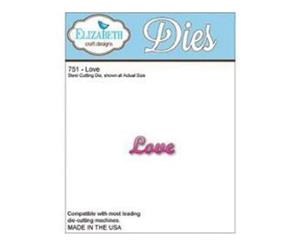 Elizabeth Craft Metal Die Love