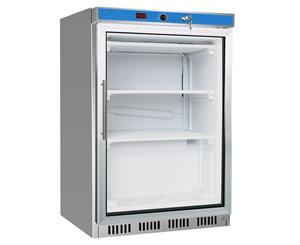 F.E.D HR200G Stainless Steel Display Bar Fridge with Glass Door