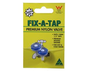 Fix-A-Tap Premium Nylon Tap Valve 13mm 1/2 Inch 2 Pack 222091 Plumbing