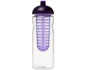 H2o Base Tritan 650Ml Dome Lid Bottle And Infuser (Transparent/Purple) - PF2843