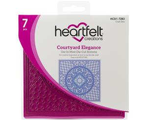 Heartfelt Creations Cut & Emboss Dies Courtyard Elegance 2in To 6in