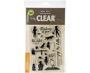 Hero Arts Clear Stamps - 4 inchX6 inch - Lake Time Fun