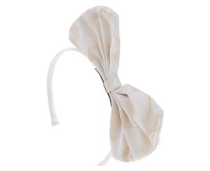 Hucklebones Ribbon Headband - Beige