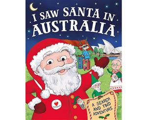 I Saw Santa In Australia Search & Find Book