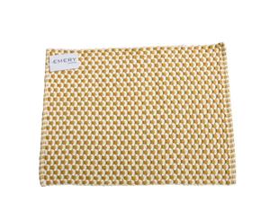 Jude Basket Weave Placemat Mustard