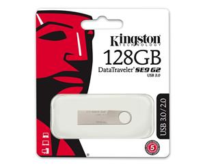 Kingston 128GB Data Traveler USB 3.0 Flash Drive DTSE9G2