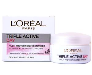 L'Oreal Triple Active Day Cream 50mL