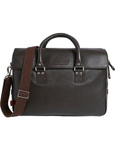 Lewes leather work bag