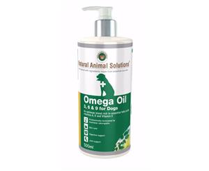 Natural Animal Solutions Omega Oil 36 & 9 for Dogs 500ml