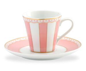 Noritake Carnivale AD Cup & Saucer Set - Pink