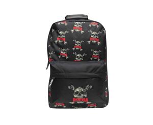 Pantera Backpack Rucksack Bag Skull N Bones Band Logo Official - Black