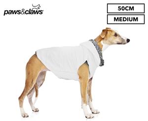 Paws & Claws 50cm Colorado Hoodie Pet Jacket - White