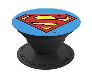 PopSockets Universal Swappable PopGrip Licensed Holder w/Base Superman for Phone