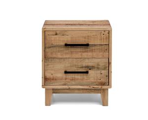 Portland Solid Recycled Pine Timber Bedside Table