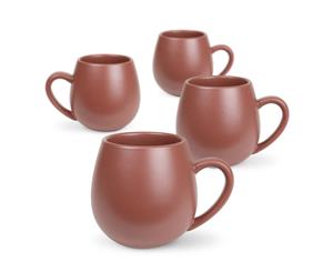 Robert Gordon Stoneware Hug Mug 400ml Set of 4 Red Earth