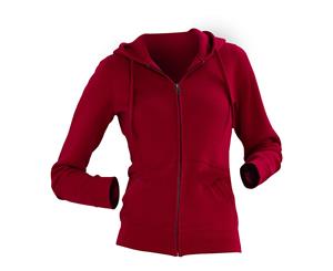 Russell Ladies Premium Authentic Zipped Hoodie (3-Layer Fabric) (Light Oxford) - BC2731