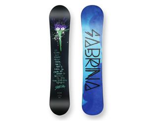 Sabrina Snowboard Base Camber Sidewall 145cm - Blue