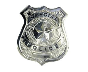 Special Police Badge Agent Cop Adult's Costume Accessory