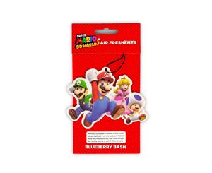 Super Mario Group Air Freshener | Licensed Nintendo Accessory - Blueberry Scent