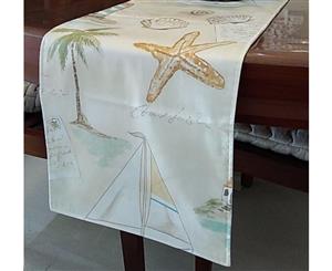 100% Cotton Sateen Dining Table Runner 190x31cm N