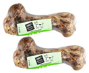 2 x Sparky's Natural Treats Pork Bone 100g