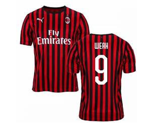 2019-2020 AC Milan Puma Home Shirt (Kids) (WEAH 9)