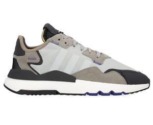 Adidas Originals Men's Nite Jogger Sneakers - Ash Silver/Black