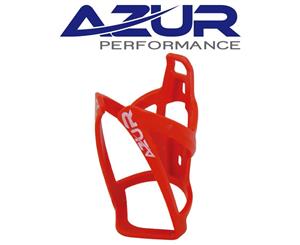 Azur Bike Bottle Cage - Polymer Bidon Cage - Red