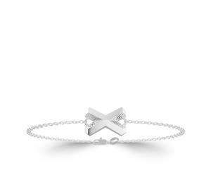 BIXLER X Collection Women's Link Bracelet For Men In Sterling Silver - Sterling Silver