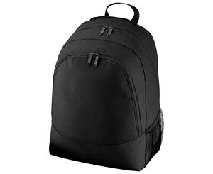 Bagbase Plain Universal Backpack / Rucksack Bag (18 Litres) (Black) - RW2135