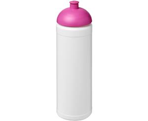 Baseline Plus 750Ml Dome Lid Sport Bottle (White/Pink) - PF2817