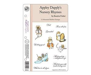 Beatrix Potter EZMount Stamp Set 5.5&quotX8.5" Apply Dapply's Nursery Rhymes