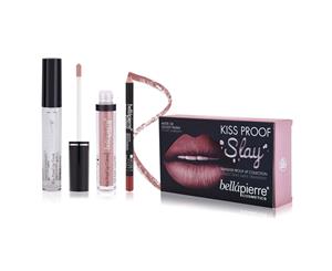 Bellpierre Cosmetics Kiss Proof Slay Kit - Nude