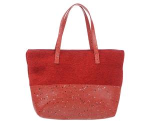 Carmina Campus X Vibram Two-Tone Shopper - Red