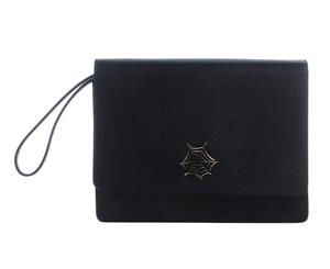 Charlotte Olympia Leather Clutch Bag - Black