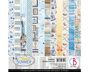 Ciao Bella Double-Sided Paper Pack 90lb 6in x 6in 24 pack - Sound Of Summer 12 Designs/2 Each