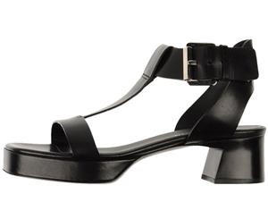 Costume National Women's Ankle Strap Heeled Sandal - Black