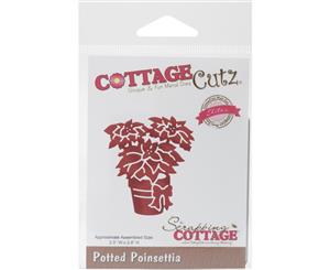 CottageCutz Elites Die -Potted Poinsettia 2.5&quotX2.8"