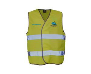 Cronulla Sharks NRL HI VIS Safety Work Vest Reflective Shirt YELLOW