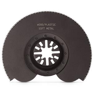 Detroit 80mm Bi-Metal Multitool Segment Blade for Wood & Metal Cutting - 3 Piece