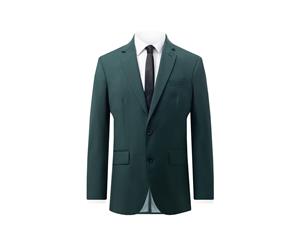 Dobell Mens Bottle Green Suit Jacket Slim Fit