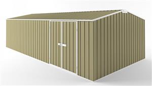 EasyShed D7538 Tall Truss Roof Garden Shed - Sandalwood