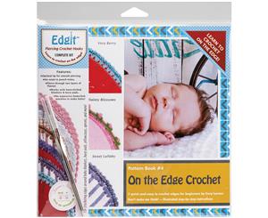 Edgit Piercing Crochet Hook & Book Set-On The Edge Crochet