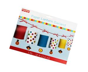 Fisher Price Paper Lantern Garland 12Ft (Multicoloured) - SG15064