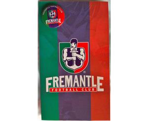 Fremantle Dockers AFL Team Logo Badge and Greeting Card