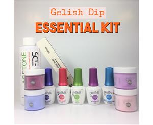 Gelish Dip SNS 4 Dipping Powders Choice of Color Acetone Liquids Nail Kit