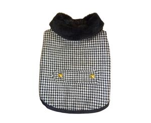 Houndstooth Dog Coat