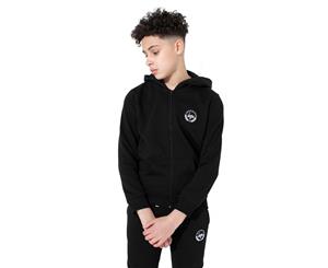 Hype Black Crest Kids Kids Unisex Zip Hoodie - Black