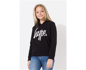 Hype Black Iridescent Script Kids Kids Unisex Pullover Hoodie - Multi