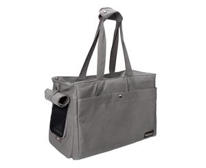 Ibiyaya Canvas Pet Tote Bag Soft Pet Carrier Grey